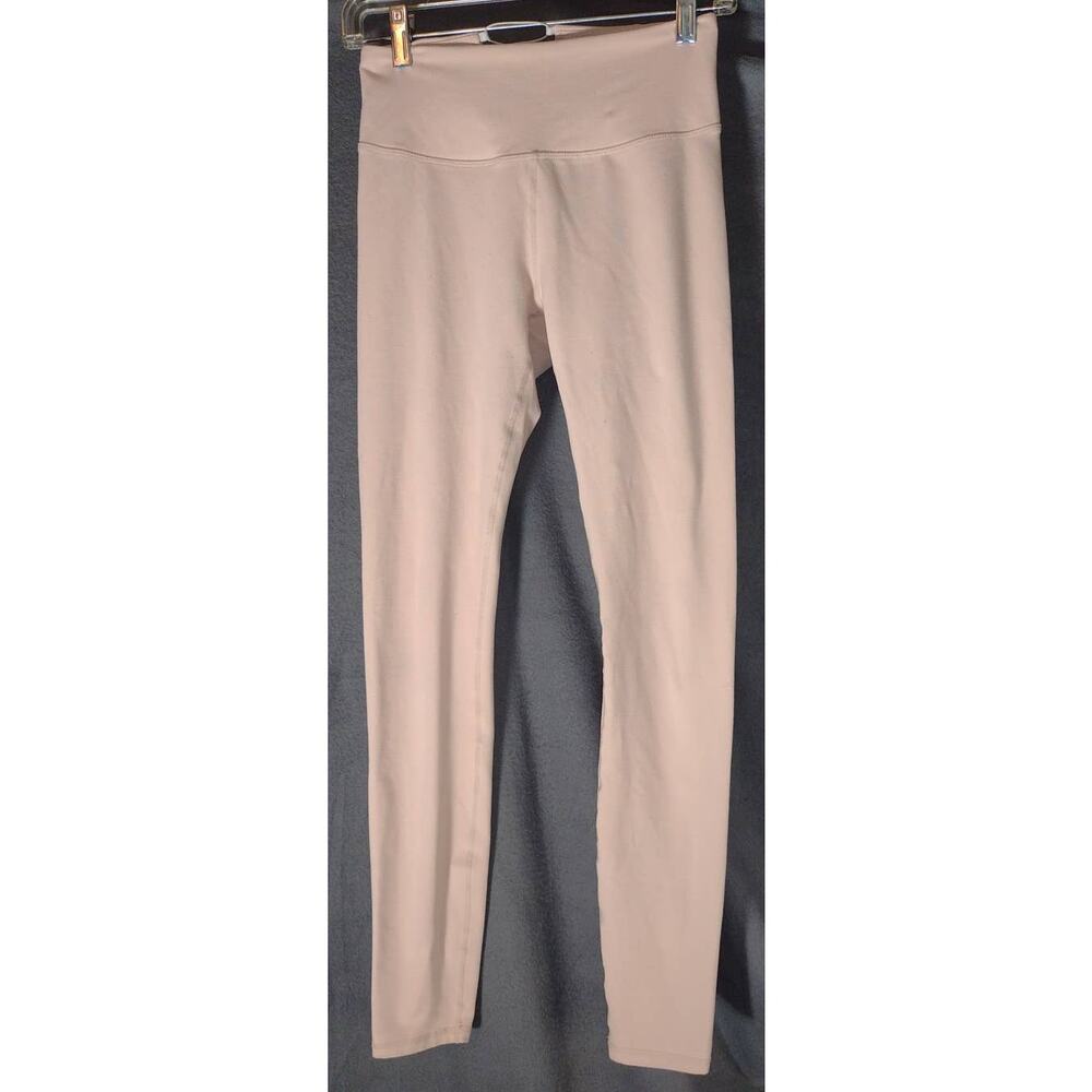 DEMI LOVATO FABLETICS WOMEN'S PINK NUDE ATHLETIC LEGGINGS SMALL